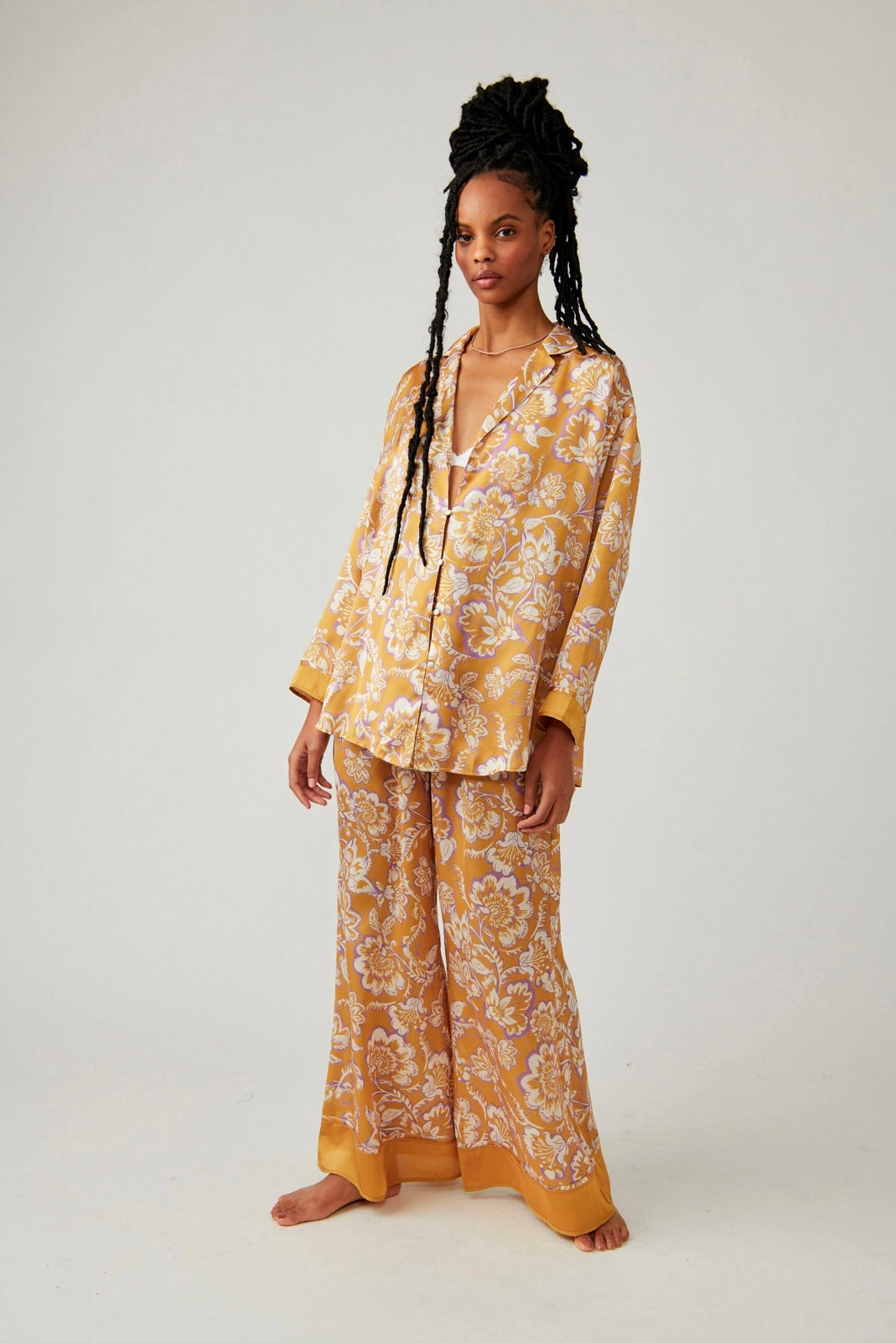 Dreamy Days Golden Combo Pajama Set