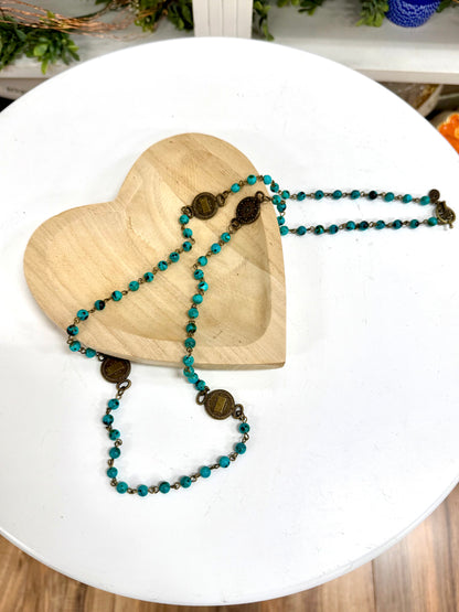 Blythe Necklace/Bracelet in Turquoise