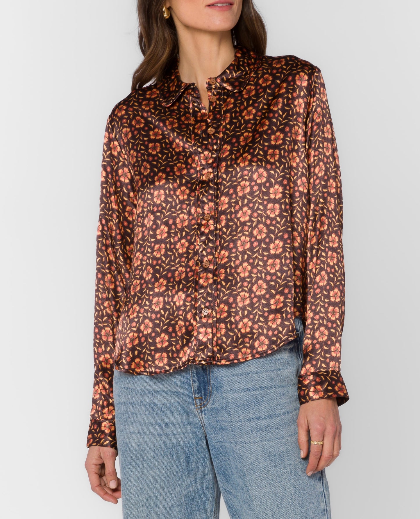 Holden Brown Paisley Blouse