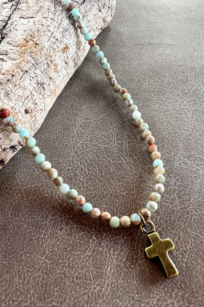 Imperial Jasper Kara Necklace