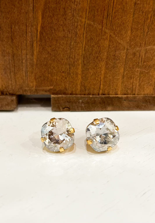 La Vie Parisienne Crystal Stud Earrings