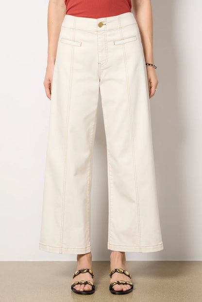 Canvas Wide Leg Jeans