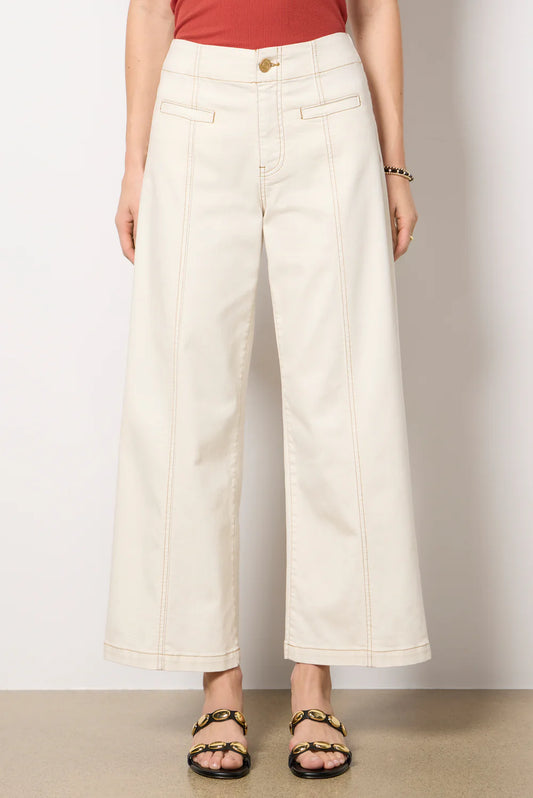 Canvas Wide Leg Jeans