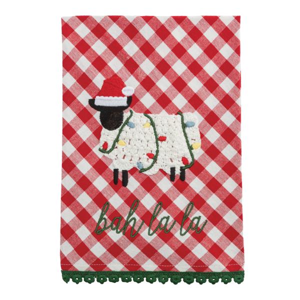 Farm Style Embroidered Christmas Towels