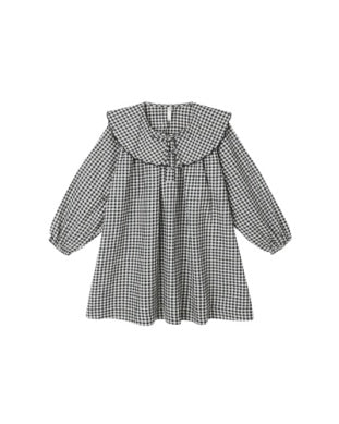 Black Gingham Mini Dress