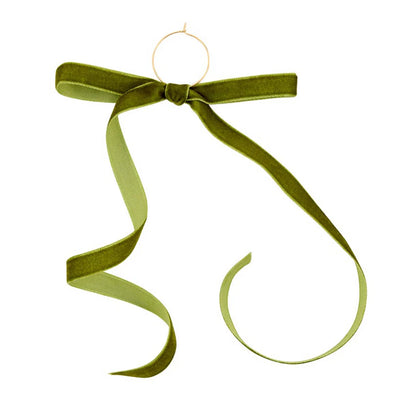 Velvet Bow Wine Glass Charms