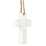 Marble Cross Ornament
