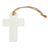Peace Cross Ceramic Ornament With Gift Box