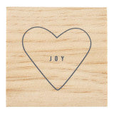 Joy Heart Ceramic Ornament With Gift Box
