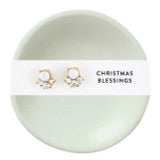 Christmas Blessings Holiday Stud Earrings & Trinket Tray