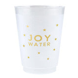 Joy Water Gold Frosted Cup