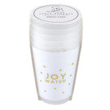 Joy Water Gold Frosted Cup