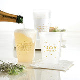 Joy Water Gold Frosted Cup