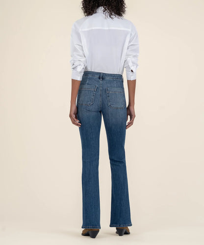 Ana High Rise Flare Patch Pocket