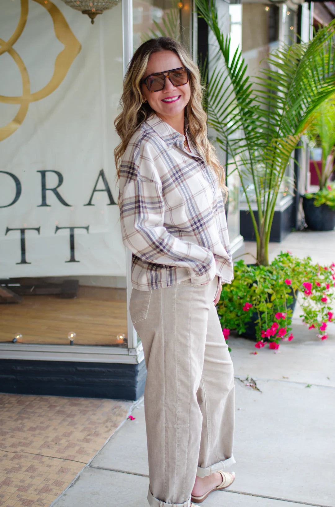 Good Times Plaid Button Down
