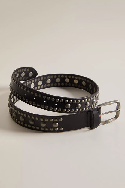 Sola Stud Belt in Black