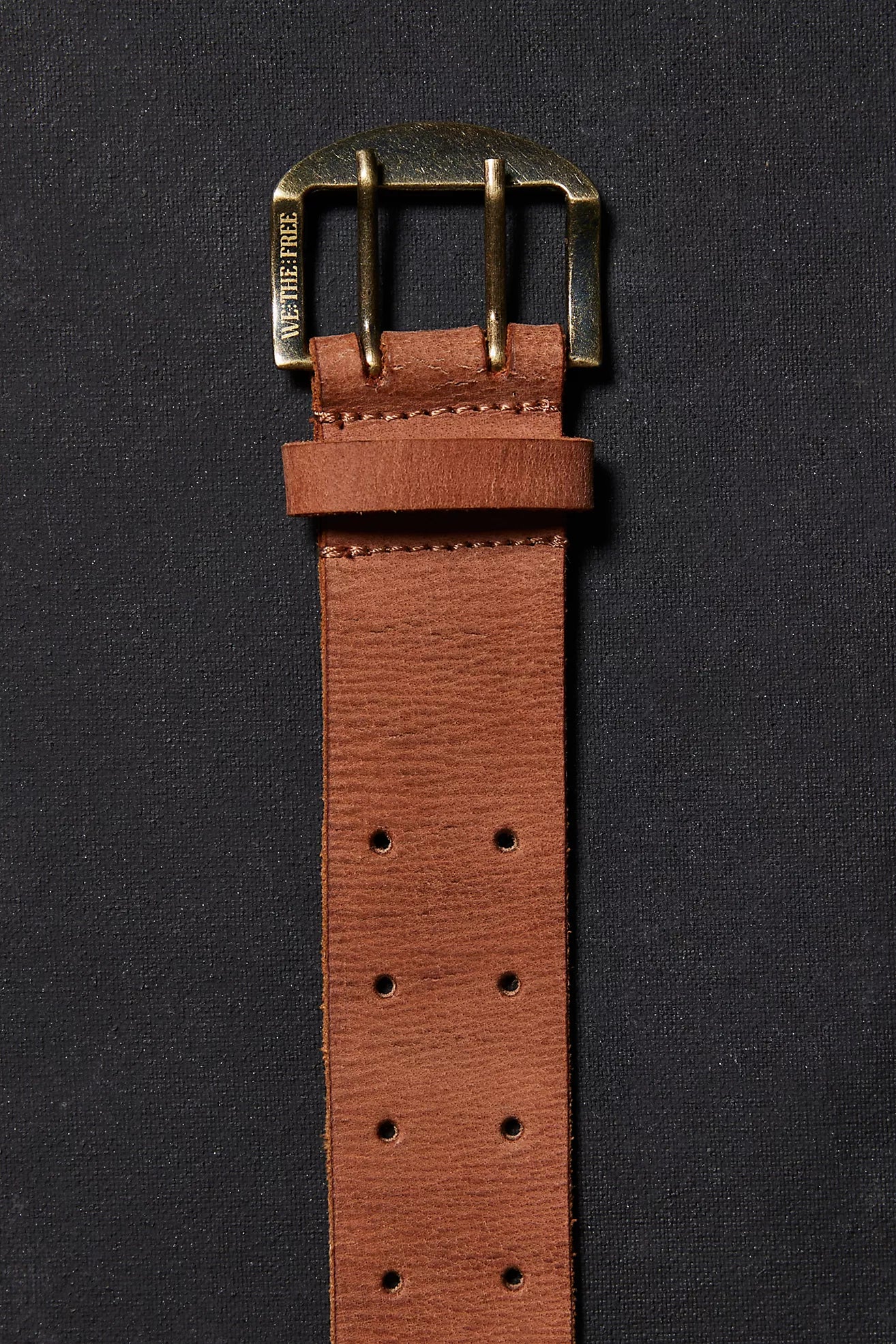 Double Cross Belt in Cognac