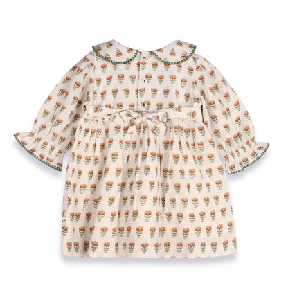 Ina Block Floral Print Dress and Bloomers Set