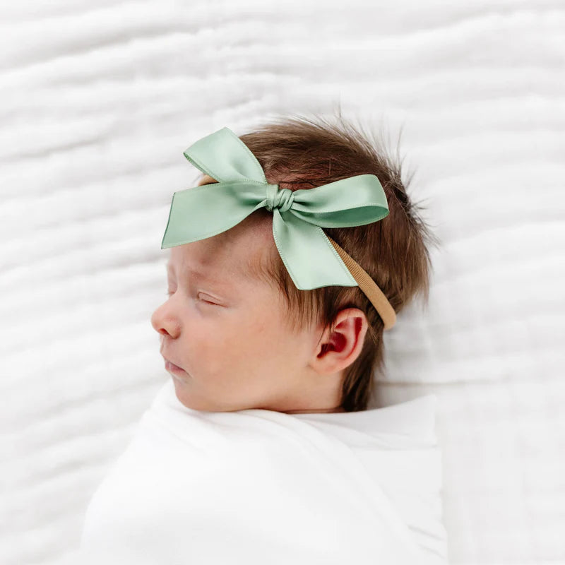 Satin Bow Headband