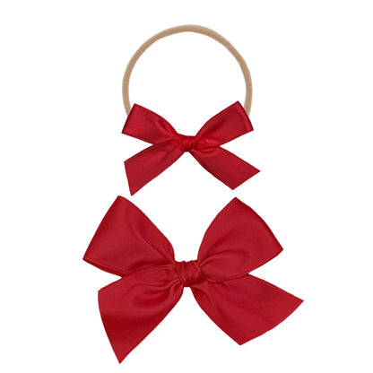 Satin Bow Headband