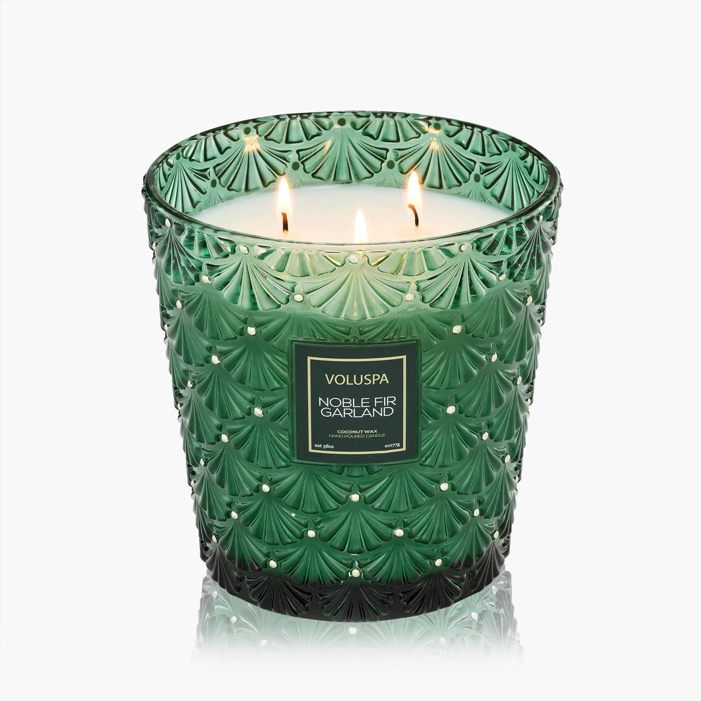 Noble Fir Garland Hearth 3 Wick