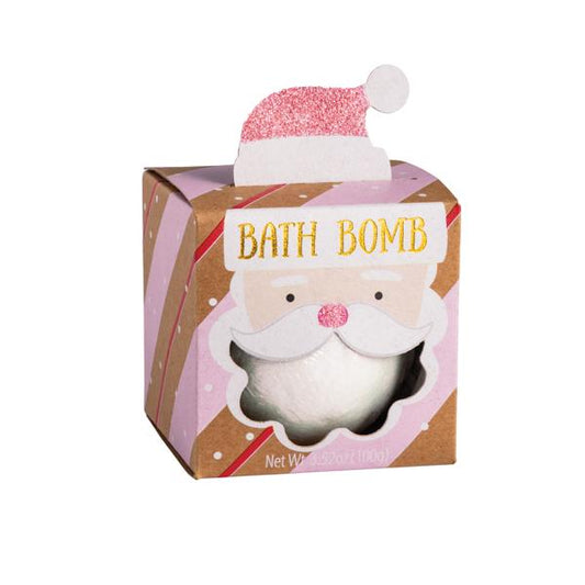 Pink Christmas Surprise Bath Bombs