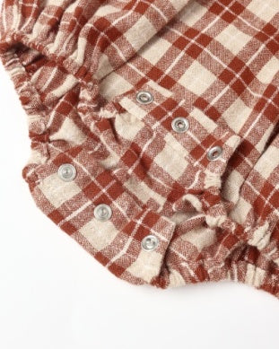 Heidi Plaid Romper