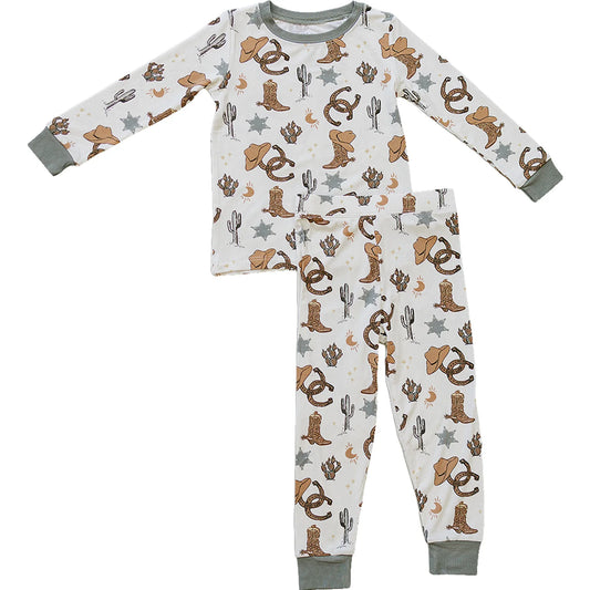Cowboy Outlaw Ribbed Bamboo Cozy Set