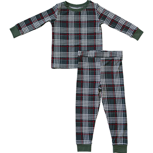 Green Plaid Bamboo Cozy