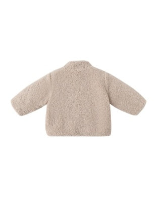 Shearling Oat Zip Jacket