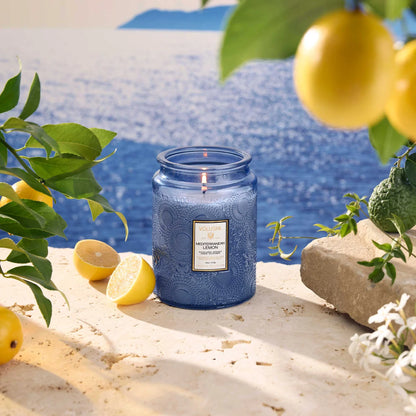 Mediterranean Lemon 18oz Large Jar Candle