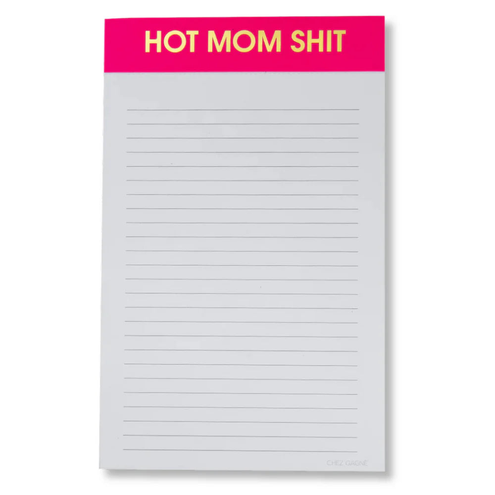 Hot Mom Shit Lined Notepad