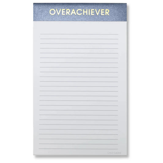 Overachiever Lined Notepad