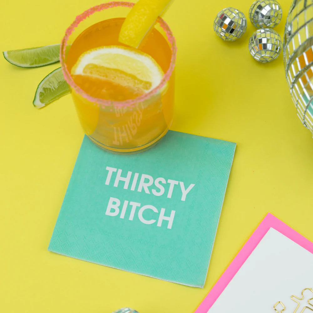 Thirsty Bitch Cocktail Napkins