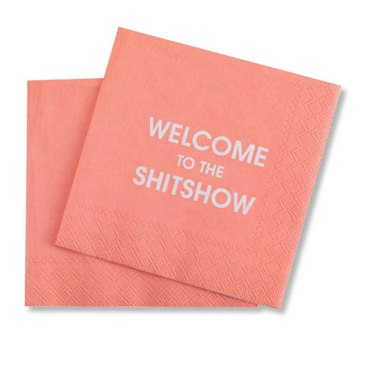 Welcome to the Shitshow Cocktail Napkins