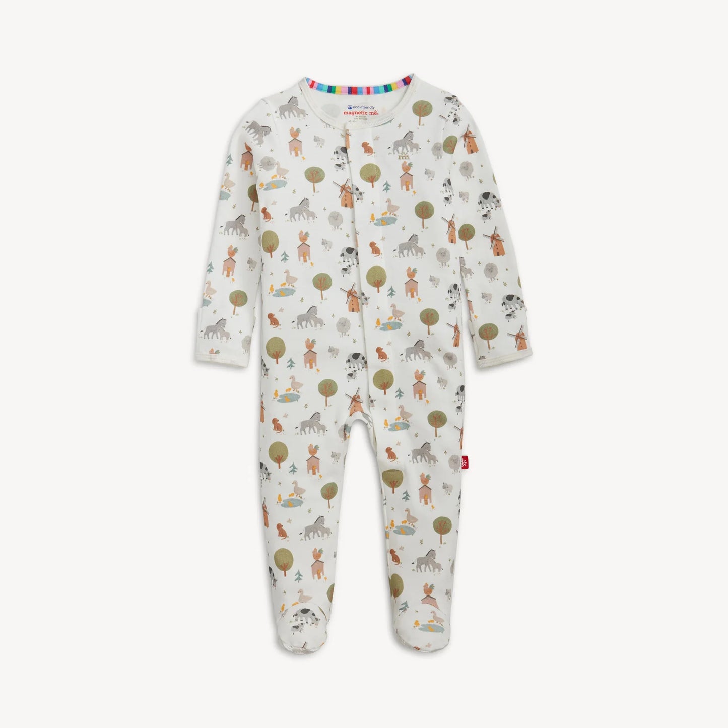 Funny Farm Organic Cotton Footie