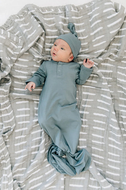 Organic Cotton Knot Gown