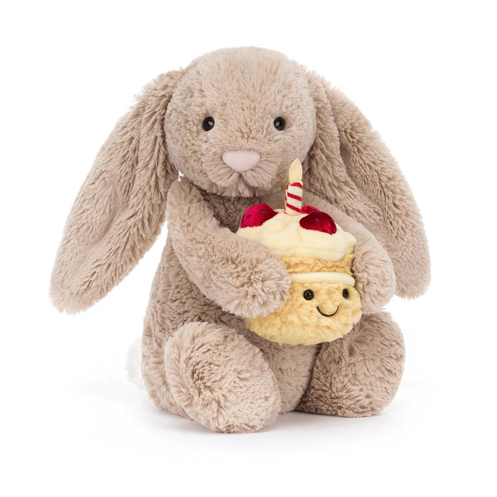 Bashful Beige Bunny “Birthday”