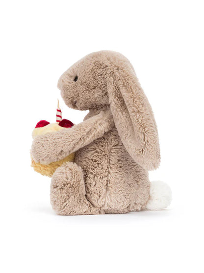 Bashful Beige Bunny “Birthday”