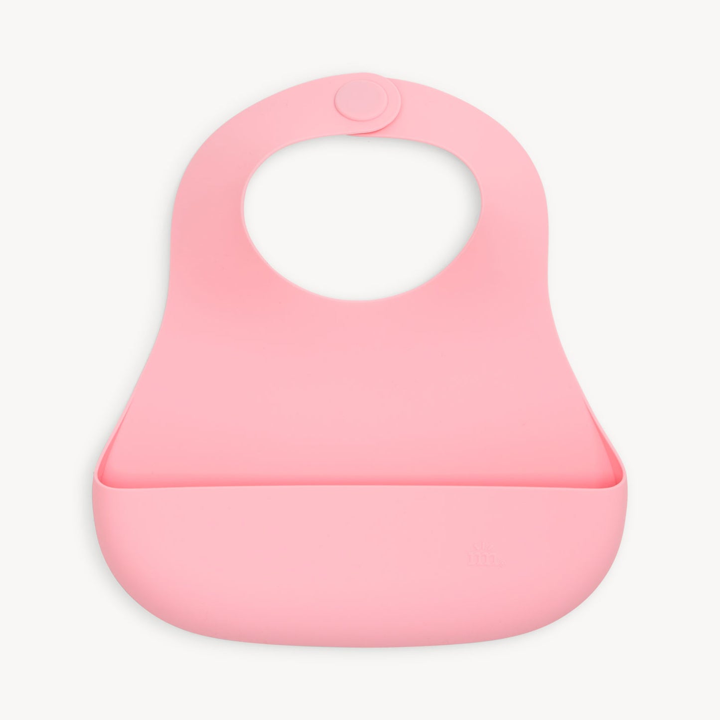 Blush Pink Silicone Bib