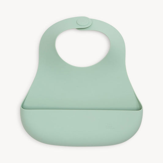 Misty Green Silicone Bib