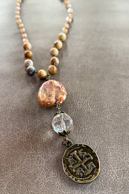 Alexis Bamboo Blush Necklace