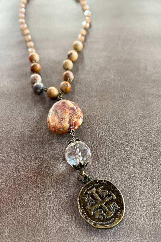 Alexis Bamboo Blush Necklace