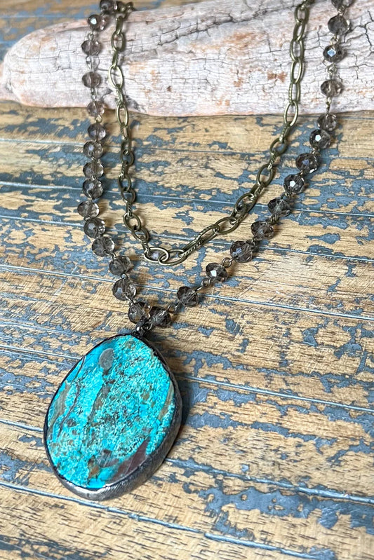 Paige Necklace in Black