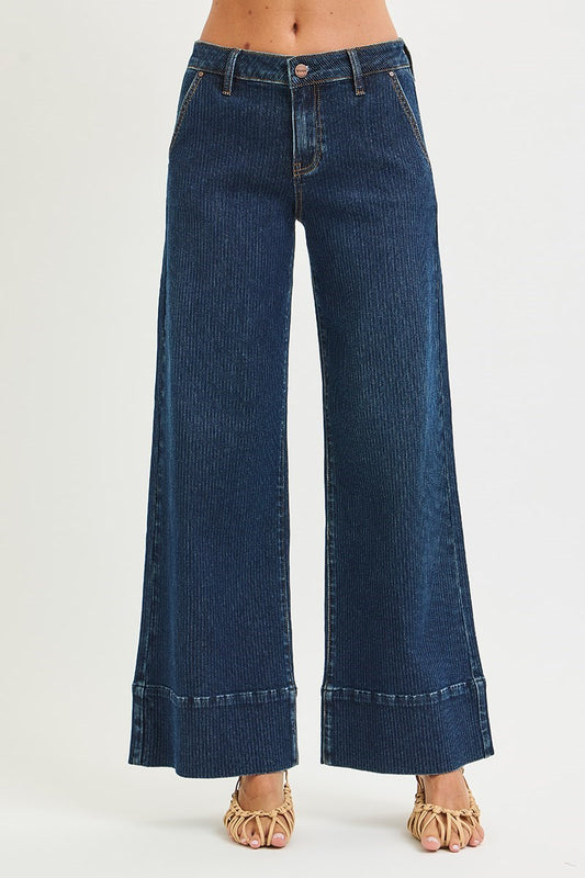 Wide Leg Wide Hem Jeans