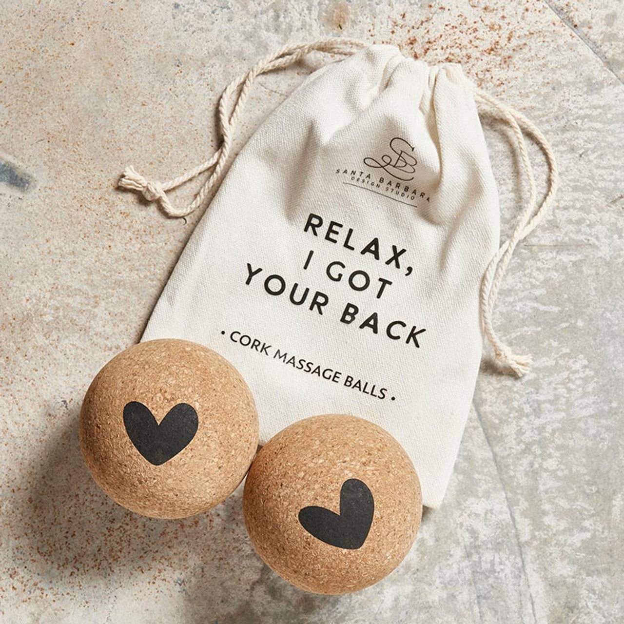 Cork Massage Balls - Set of 2