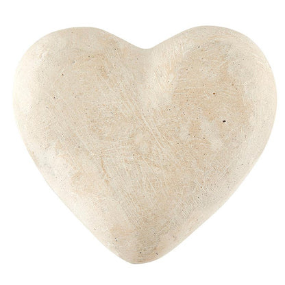 Paper Maché Natural Heart