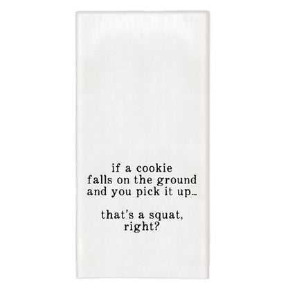 Cookie Squats Tea Towel