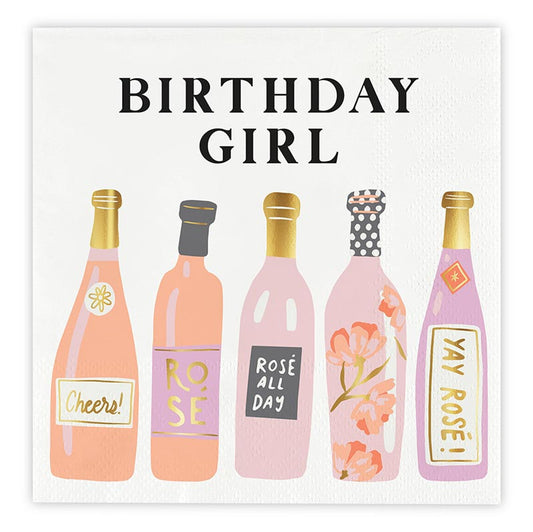 Birthday Girl Paper Napkins