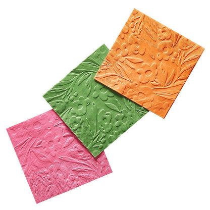 Flower Pressed Cocktail Napkins